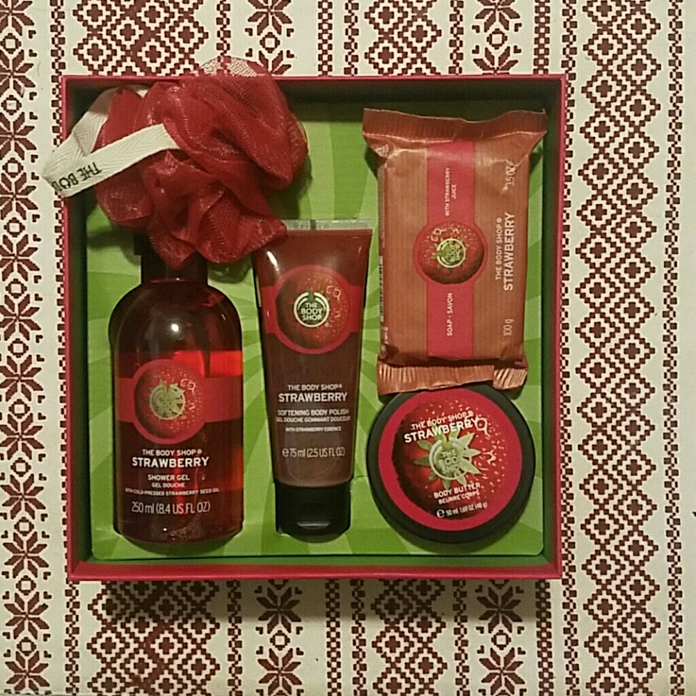 Body shop, Strawberry Gift set🍓